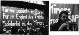 Zurich: Solidaritäts-Veranstaltung der RML Zürich mit dem Streik der Miners in GB und Peter, ein Miner